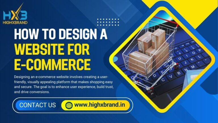 How to Design a Website for E-commerce