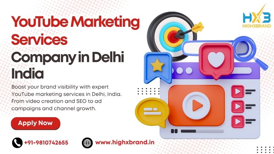 YouTube Marketing Services Company in Delhi India
