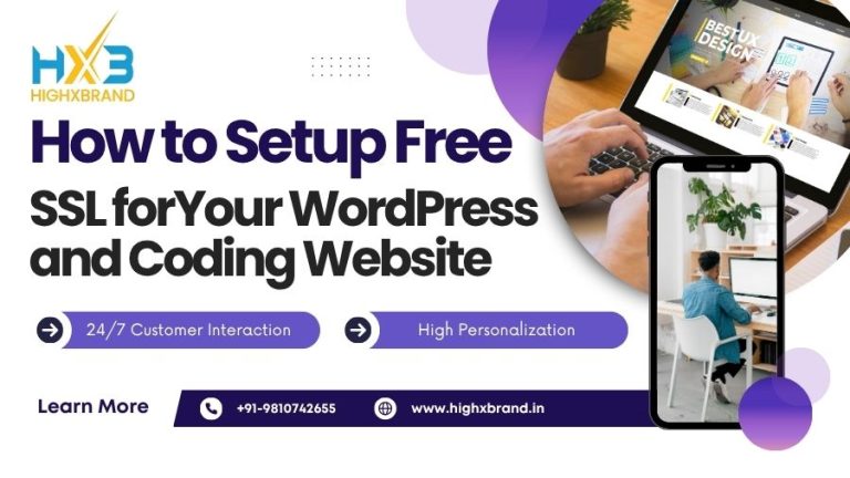 How to Setup Free SSL for Your WordPress and Coding Website | HighXBrand India